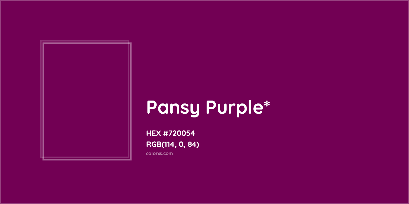HEX #720054 Color Name, Color Code, Palettes, Similar Paints, Images