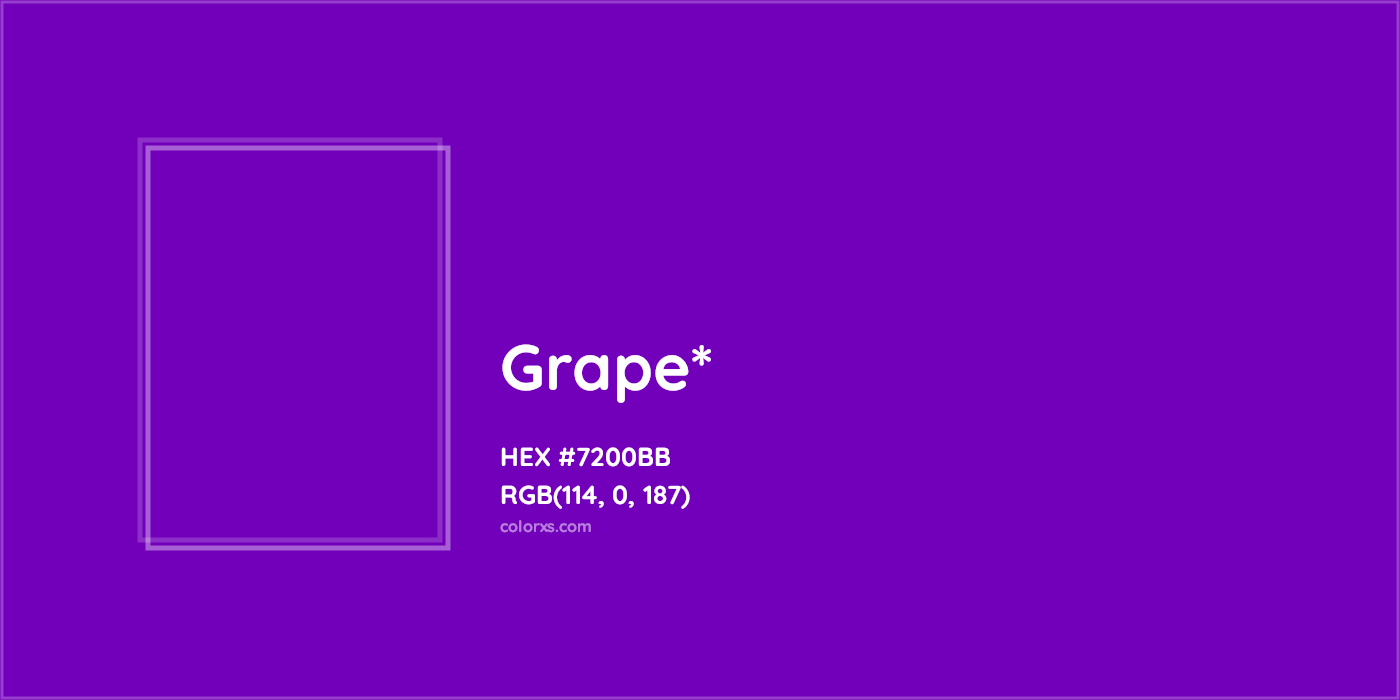 HEX #7200BB Color Name, Color Code, Palettes, Similar Paints, Images