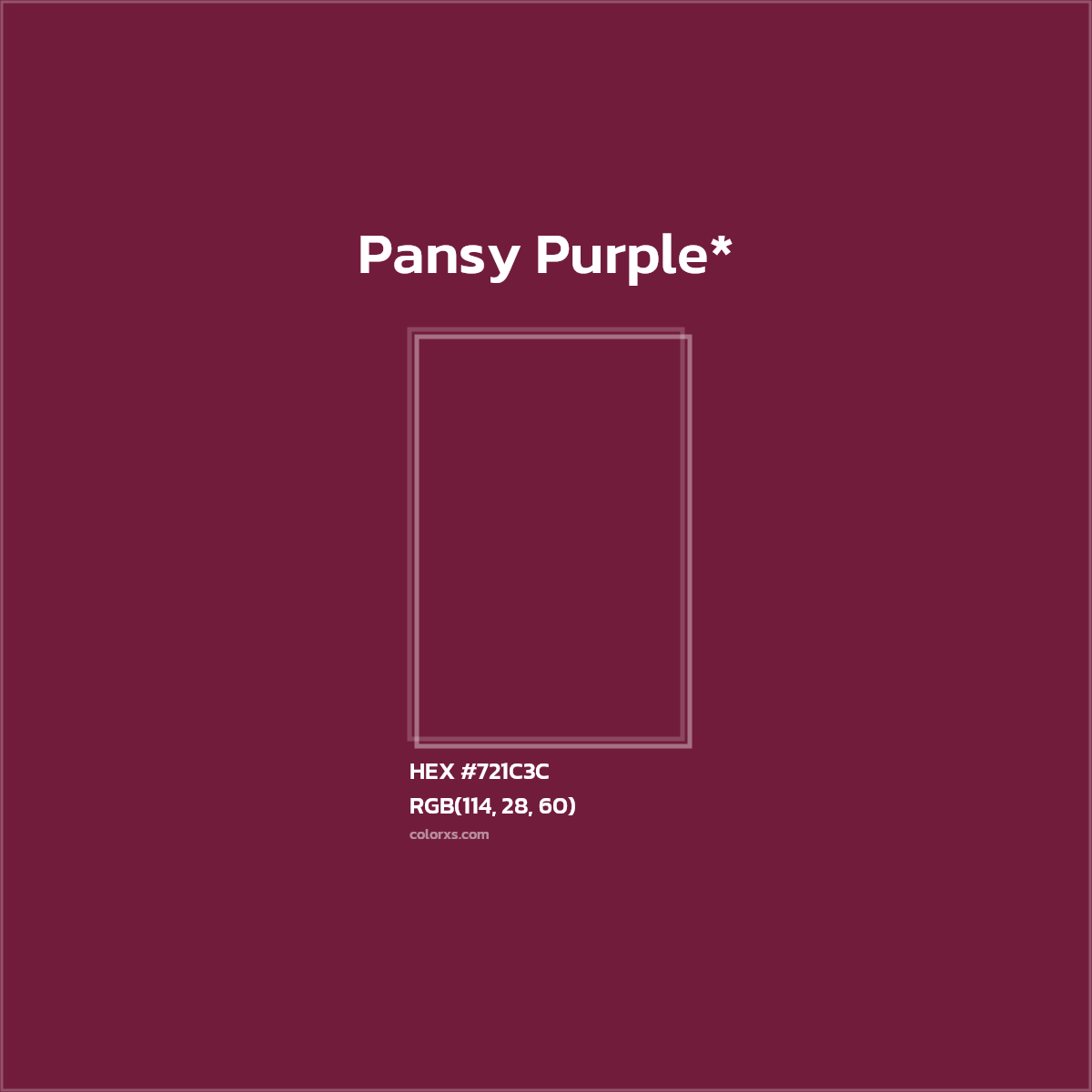 HEX #721C3C Color Name, Color Code, Palettes, Similar Paints, Images