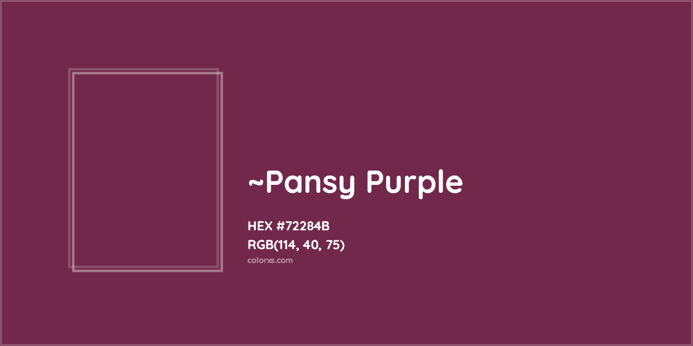 HEX #72284B Color Name, Color Code, Palettes, Similar Paints, Images