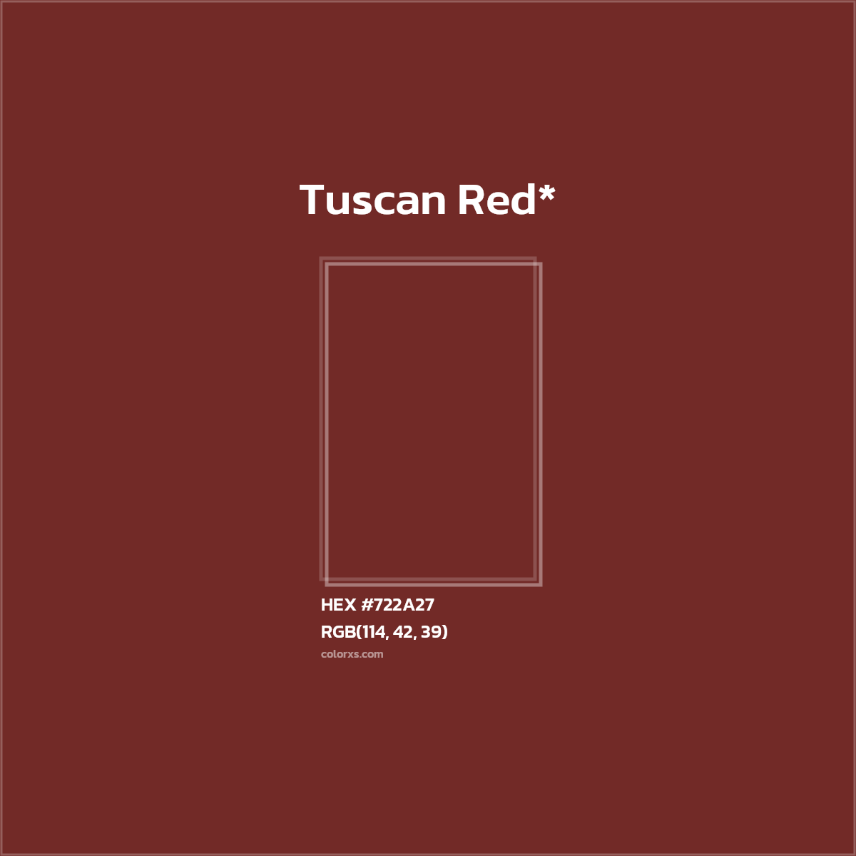 HEX #722A27 Color Name, Color Code, Palettes, Similar Paints, Images