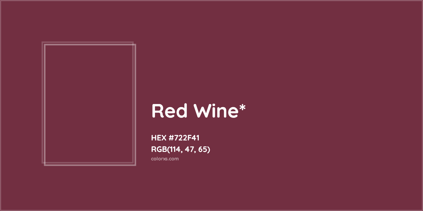 HEX #722F41 Color Name, Color Code, Palettes, Similar Paints, Images