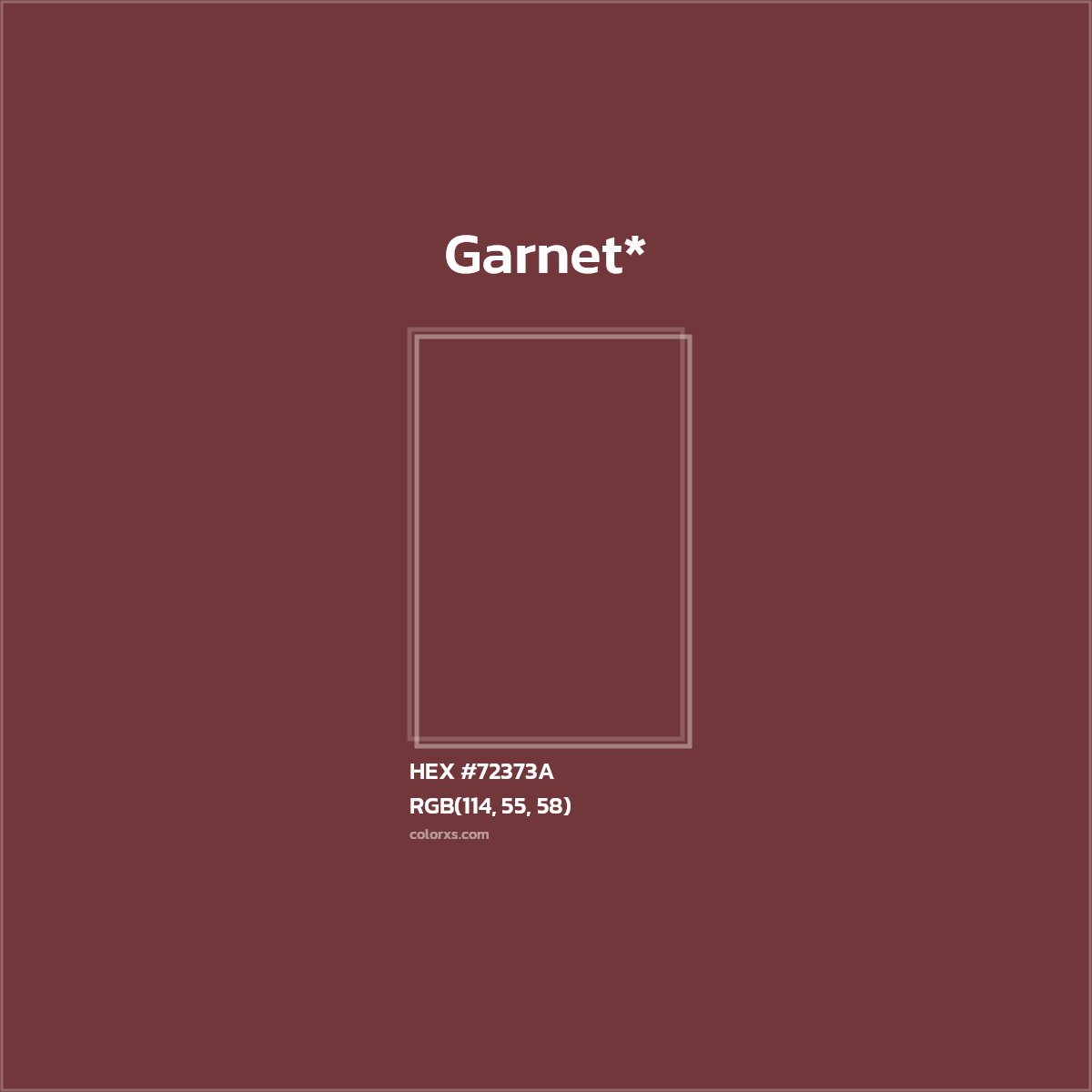 HEX #72373A Color Name, Color Code, Palettes, Similar Paints, Images