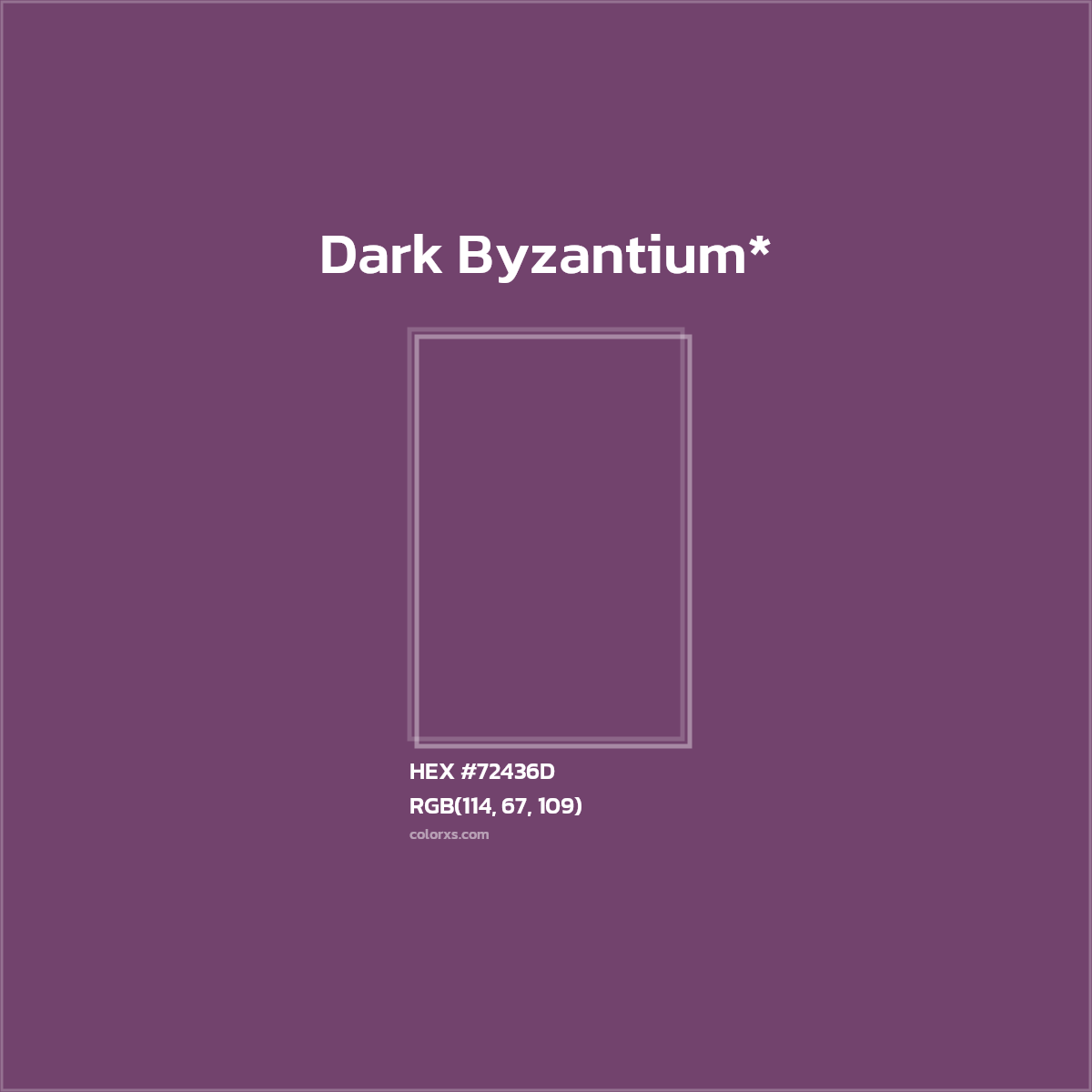 HEX #72436D Color Name, Color Code, Palettes, Similar Paints, Images