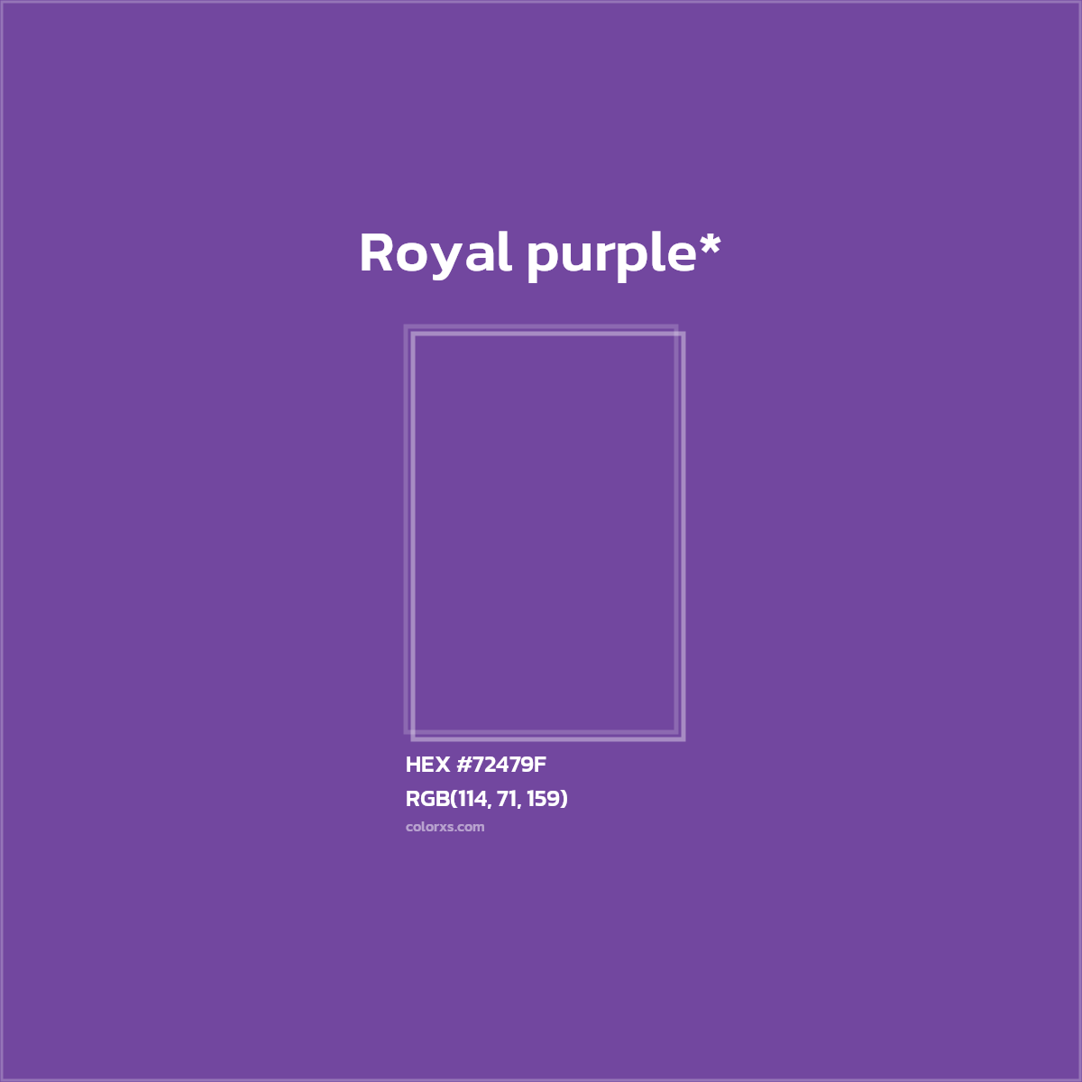 HEX #72479F Color Name, Color Code, Palettes, Similar Paints, Images