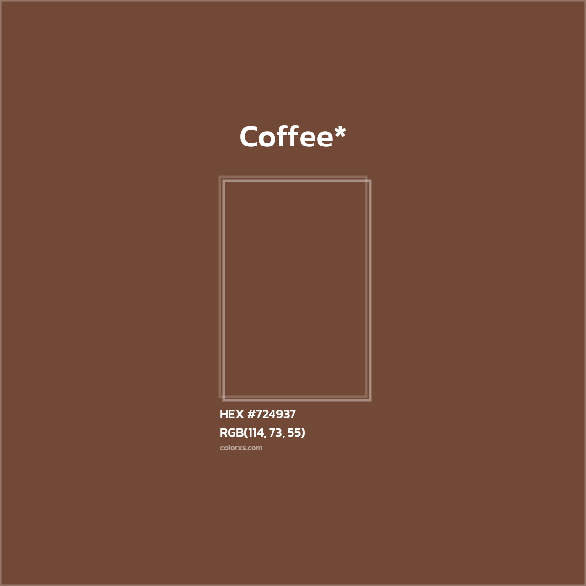 HEX #724937 Color Name, Color Code, Palettes, Similar Paints, Images