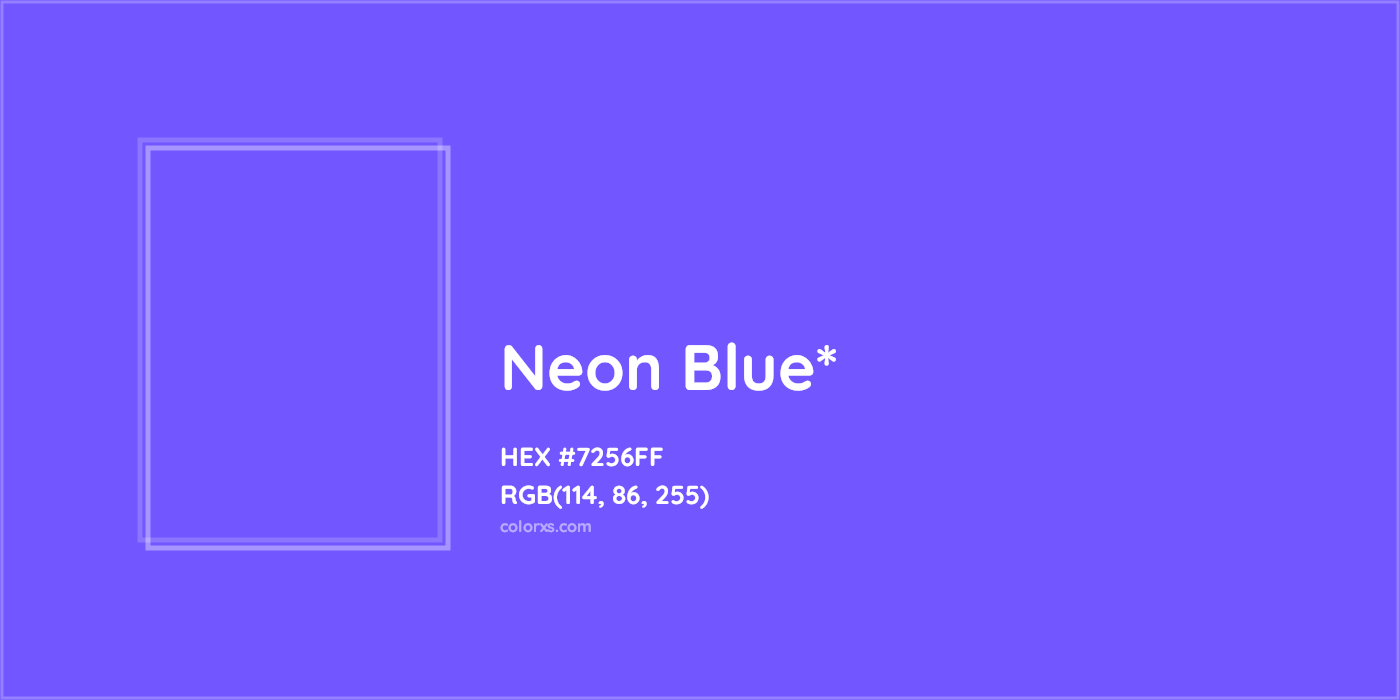 HEX #7256FF Color Name, Color Code, Palettes, Similar Paints, Images