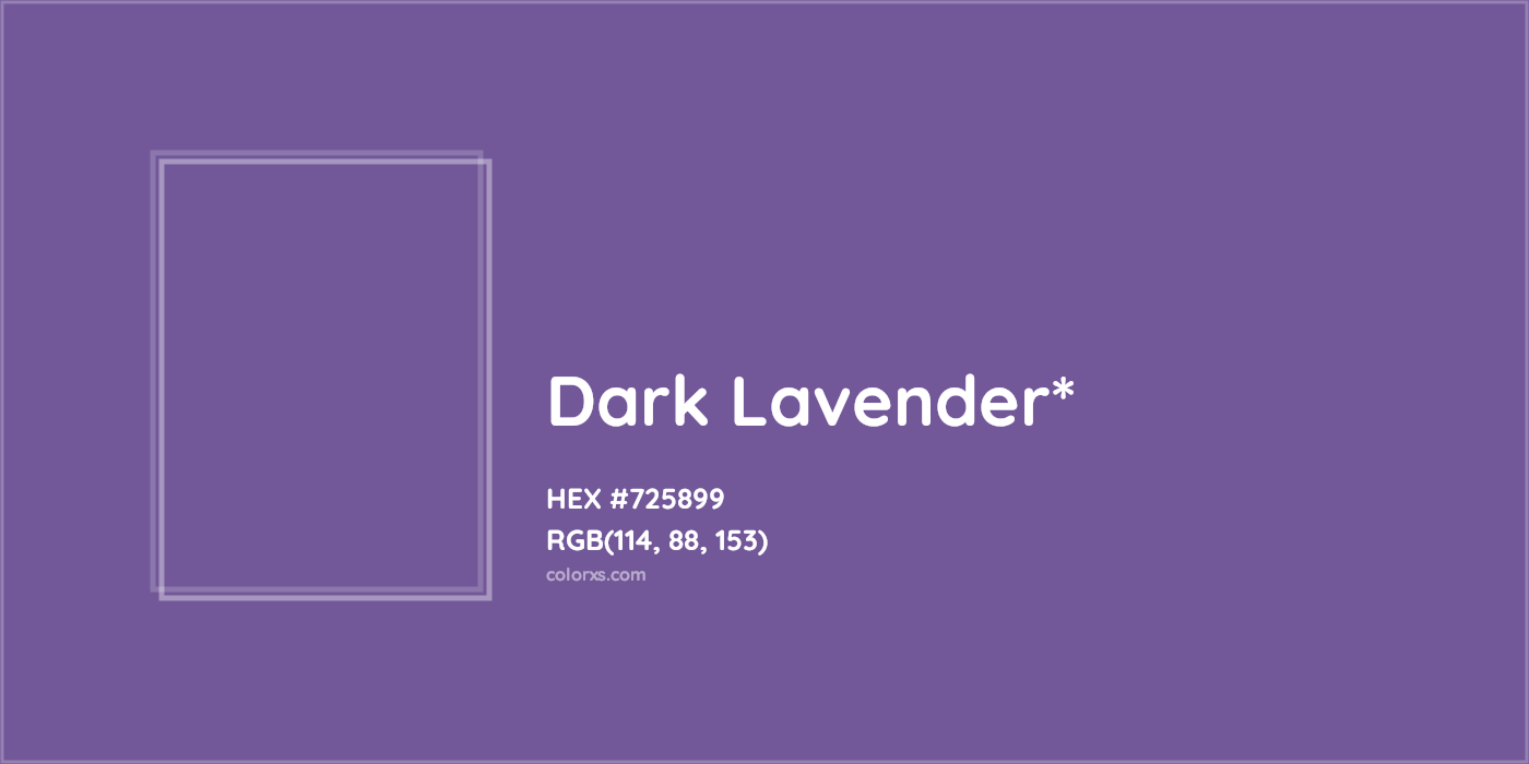 HEX #725899 Color Name, Color Code, Palettes, Similar Paints, Images