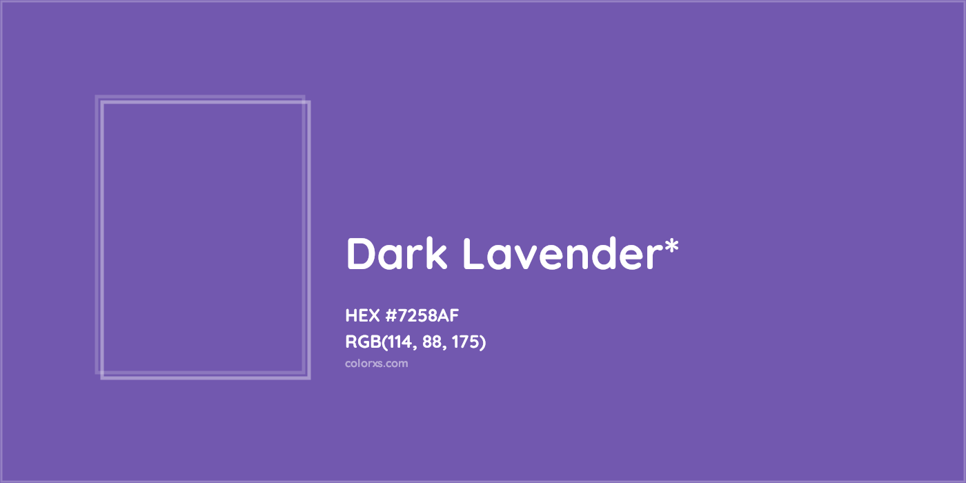 HEX #7258AF Color Name, Color Code, Palettes, Similar Paints, Images