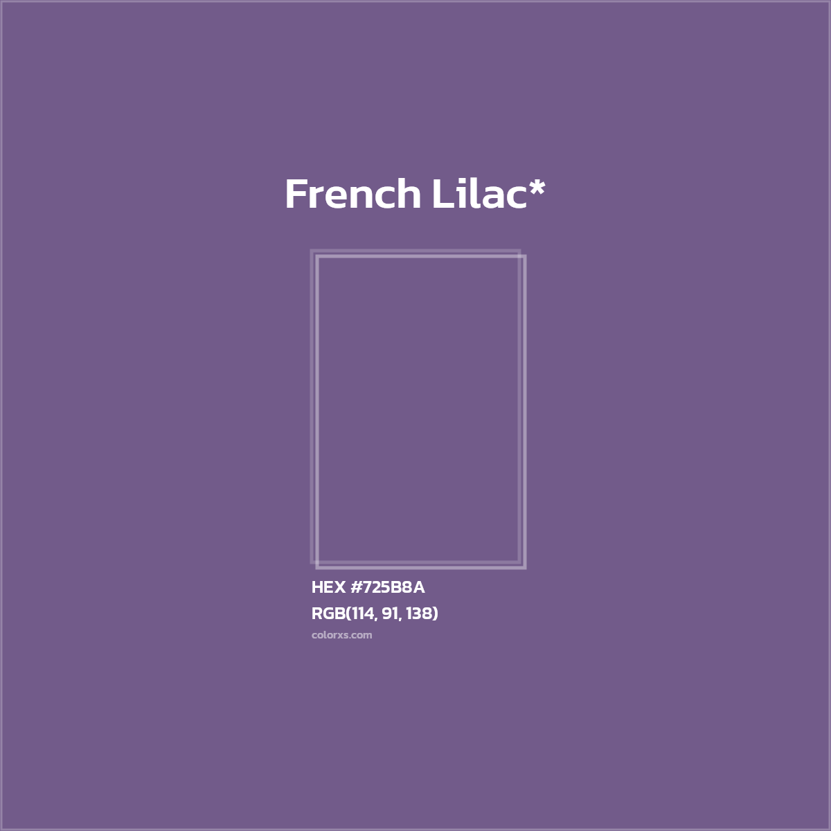 HEX #725B8A Color Name, Color Code, Palettes, Similar Paints, Images