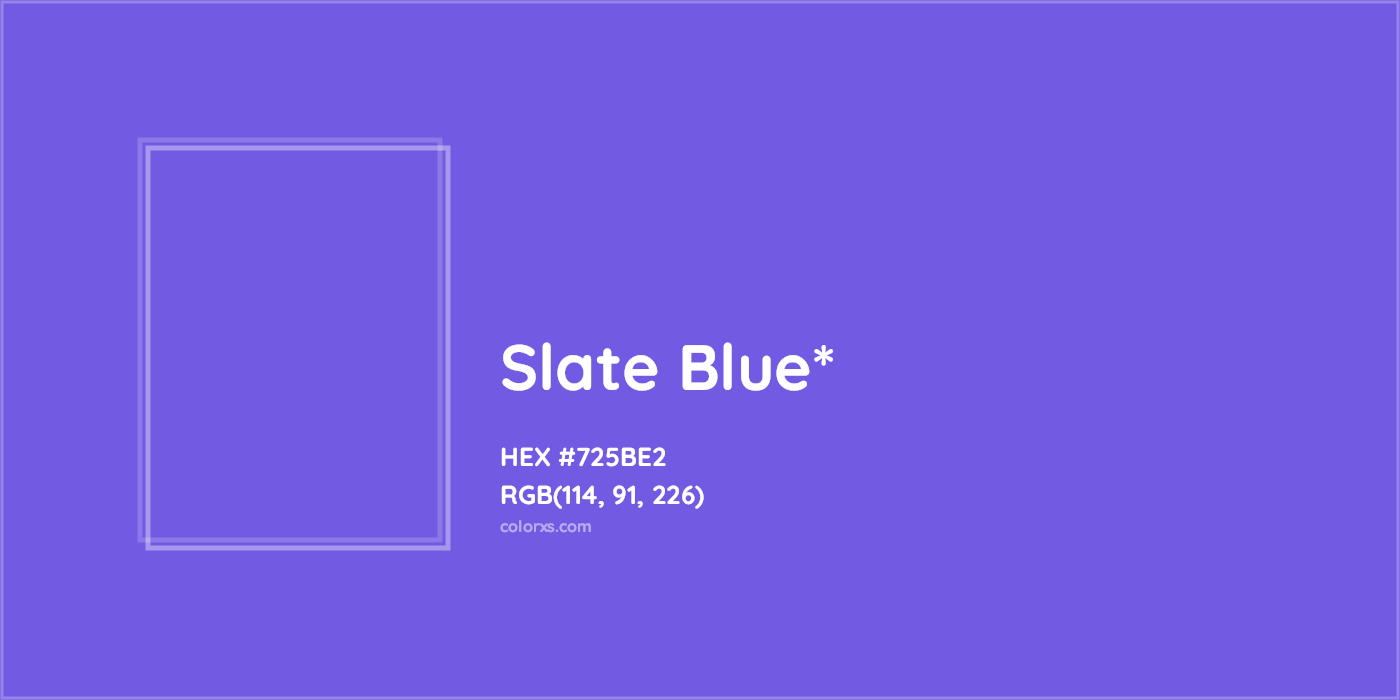 HEX #725BE2 Color Name, Color Code, Palettes, Similar Paints, Images