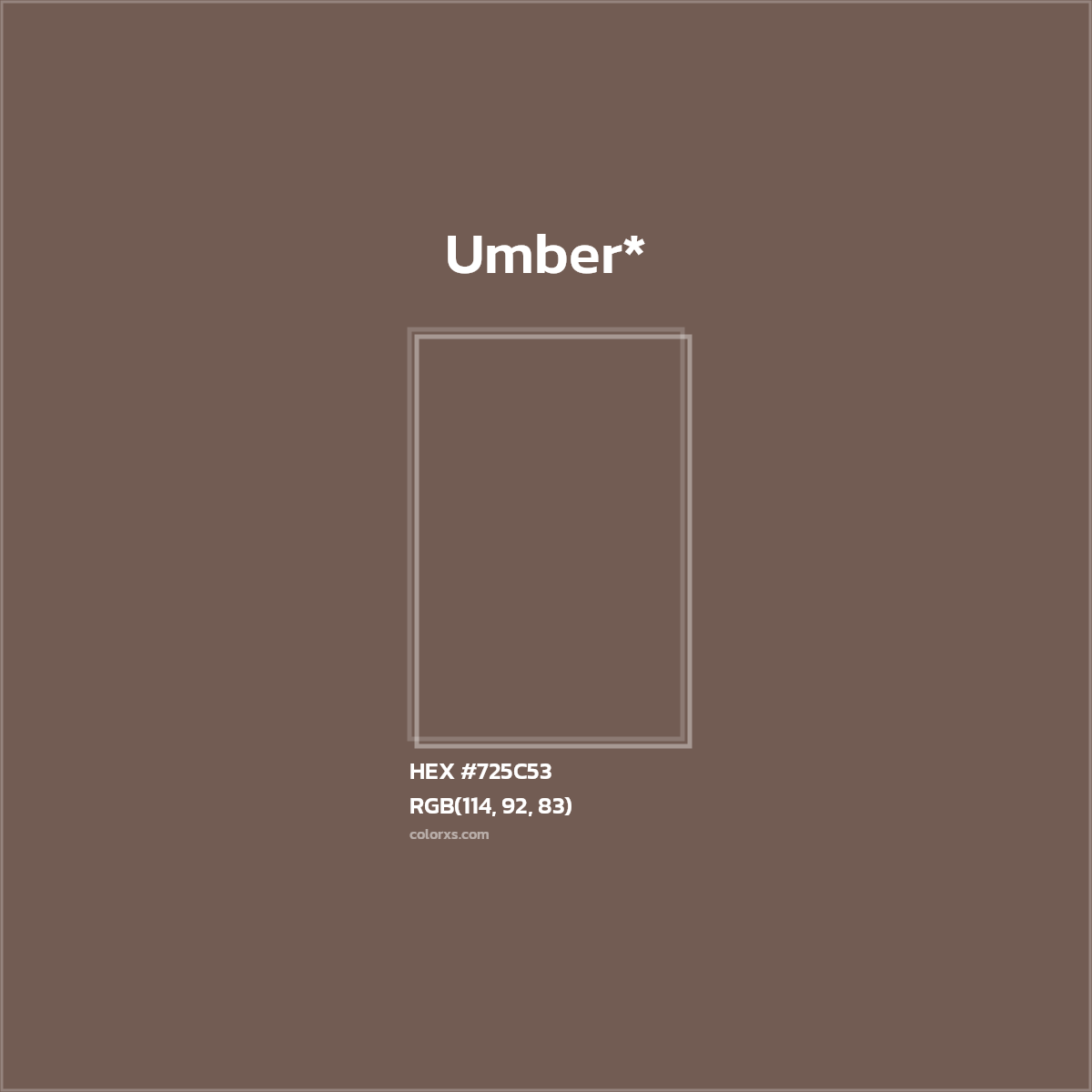 HEX #725C53 Color Name, Color Code, Palettes, Similar Paints, Images