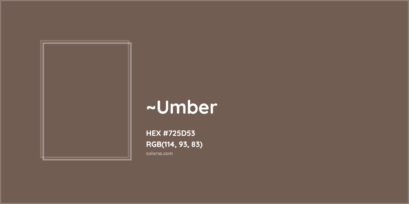 HEX #725D53 Color Name, Color Code, Palettes, Similar Paints, Images
