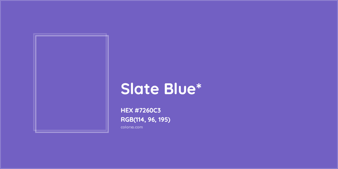 HEX #7260C3 Color Name, Color Code, Palettes, Similar Paints, Images