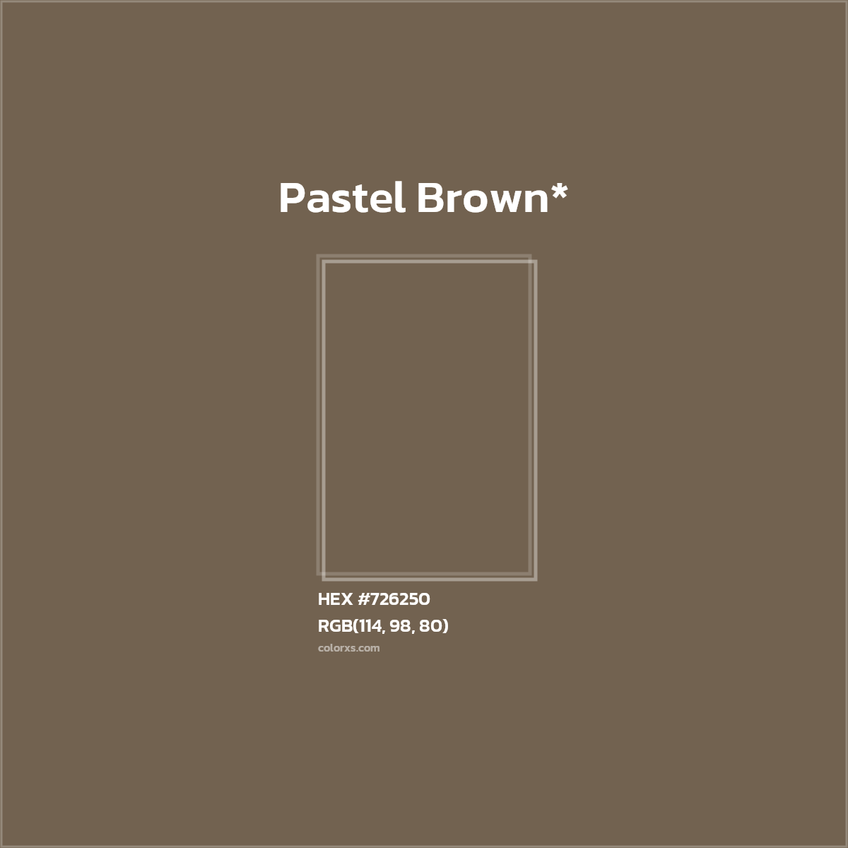 HEX #726250 Color Name, Color Code, Palettes, Similar Paints, Images