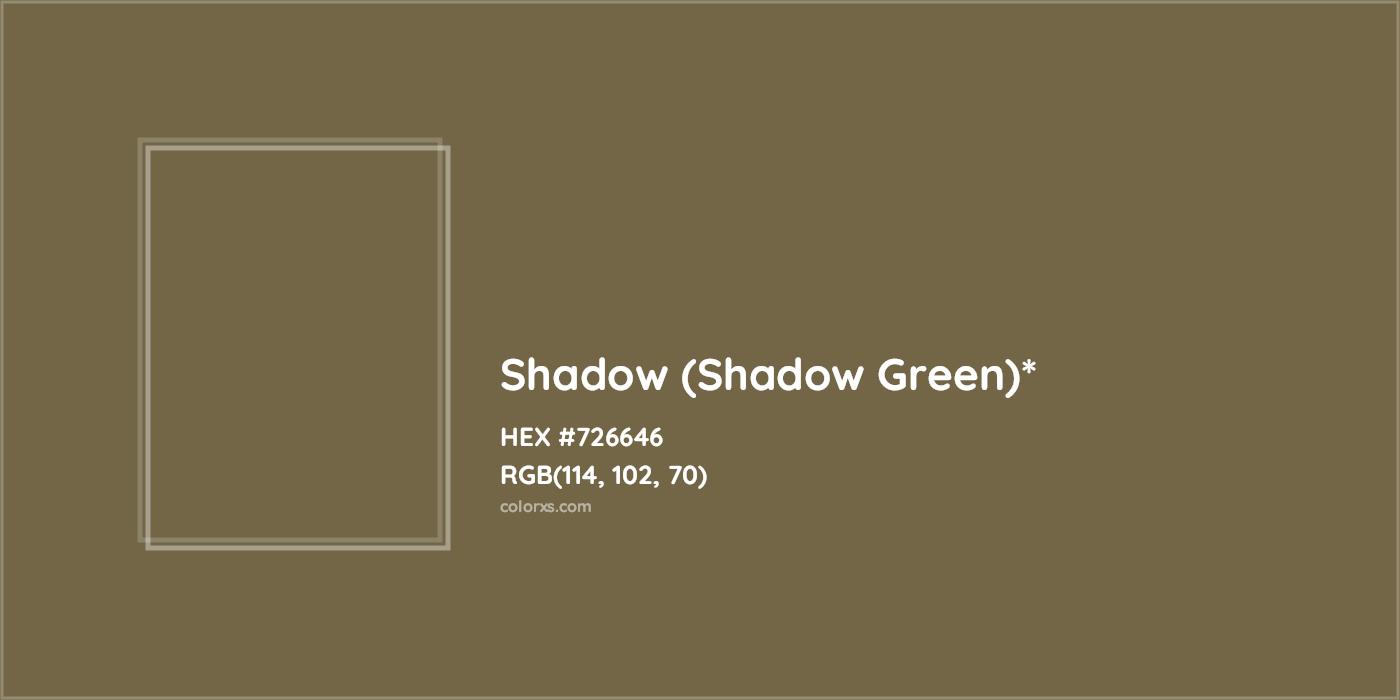HEX #726646 Color Name, Color Code, Palettes, Similar Paints, Images