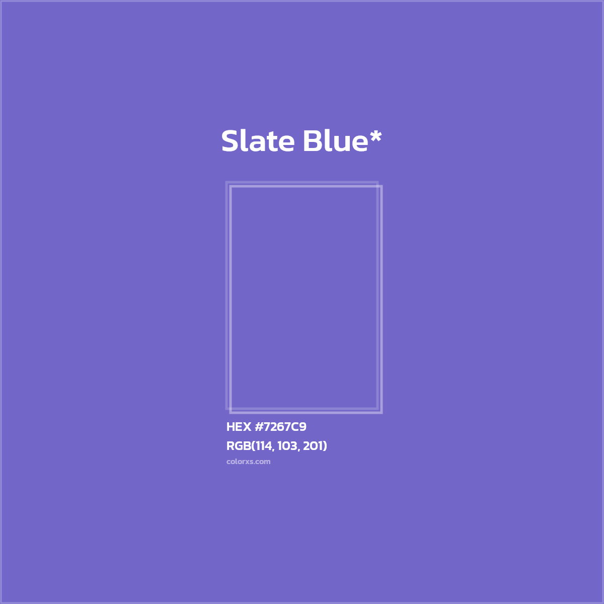 HEX #7267C9 Color Name, Color Code, Palettes, Similar Paints, Images