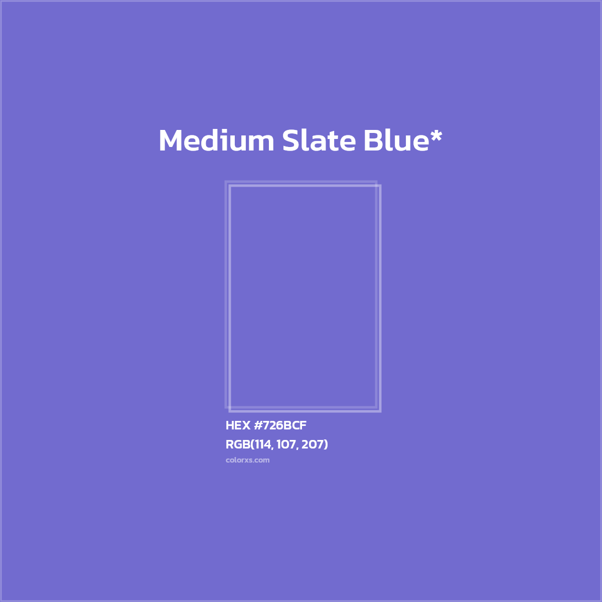 HEX #726BCF Color Name, Color Code, Palettes, Similar Paints, Images