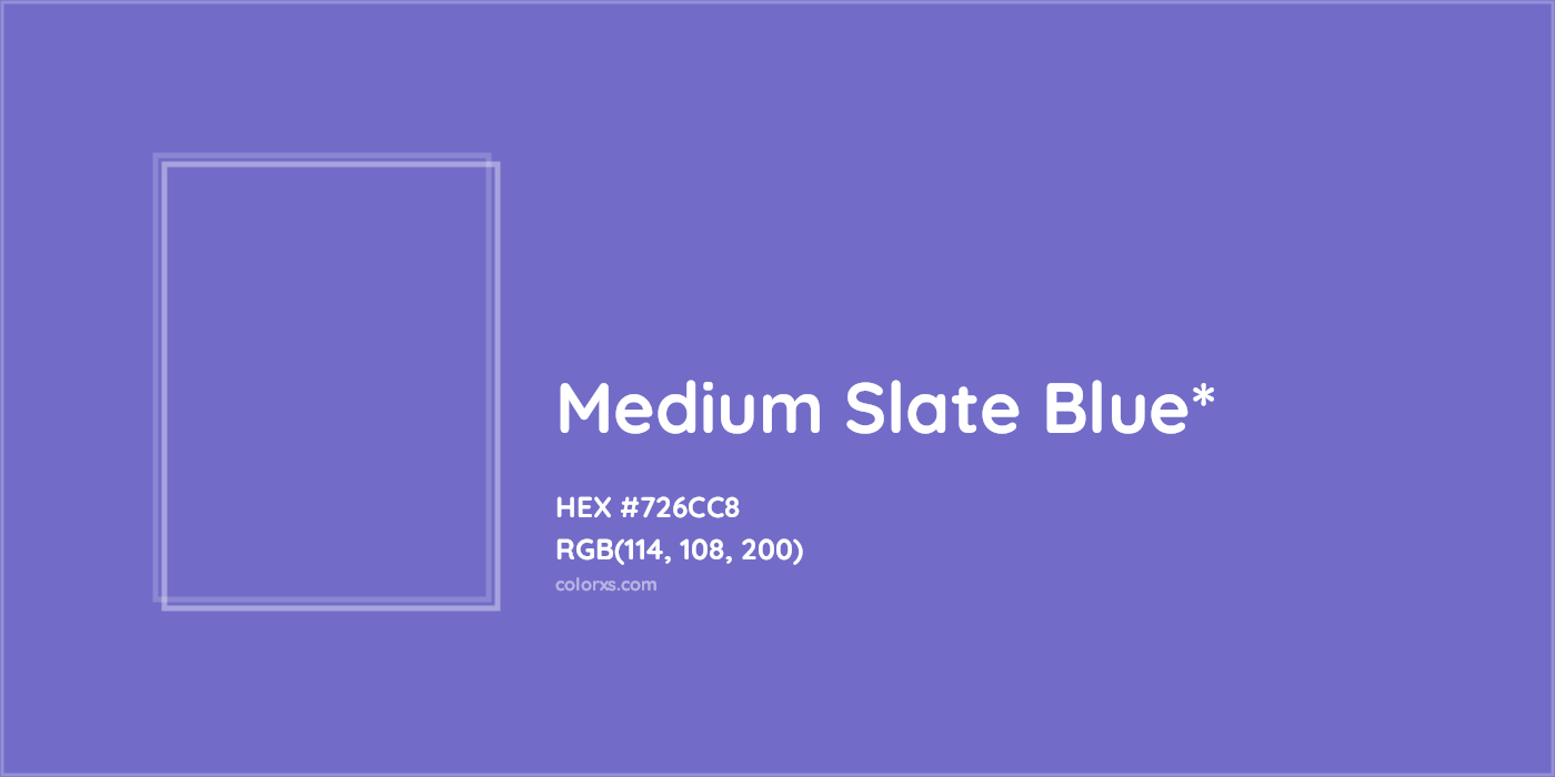 HEX #726CC8 Color Name, Color Code, Palettes, Similar Paints, Images