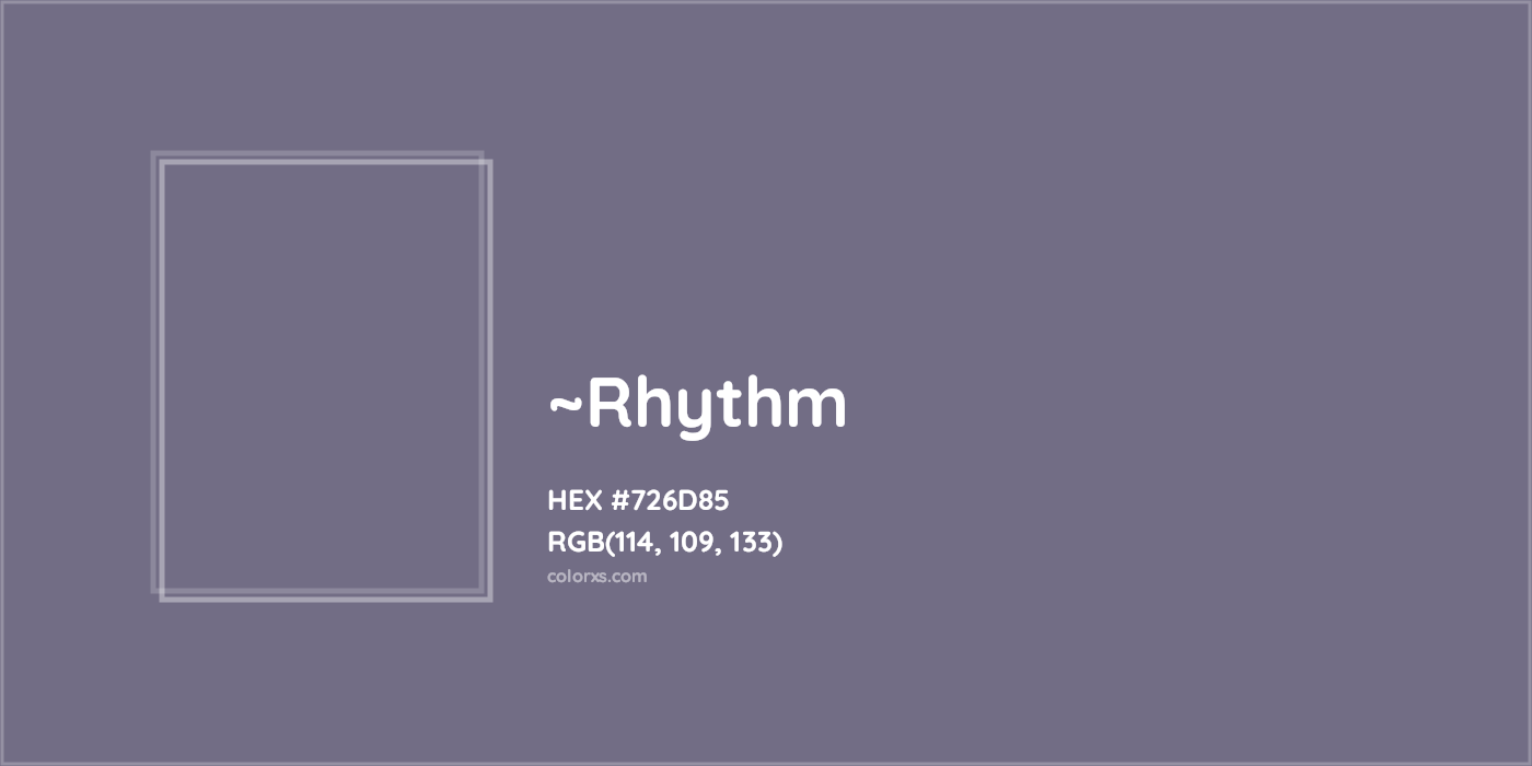 HEX #726D85 Color Name, Color Code, Palettes, Similar Paints, Images
