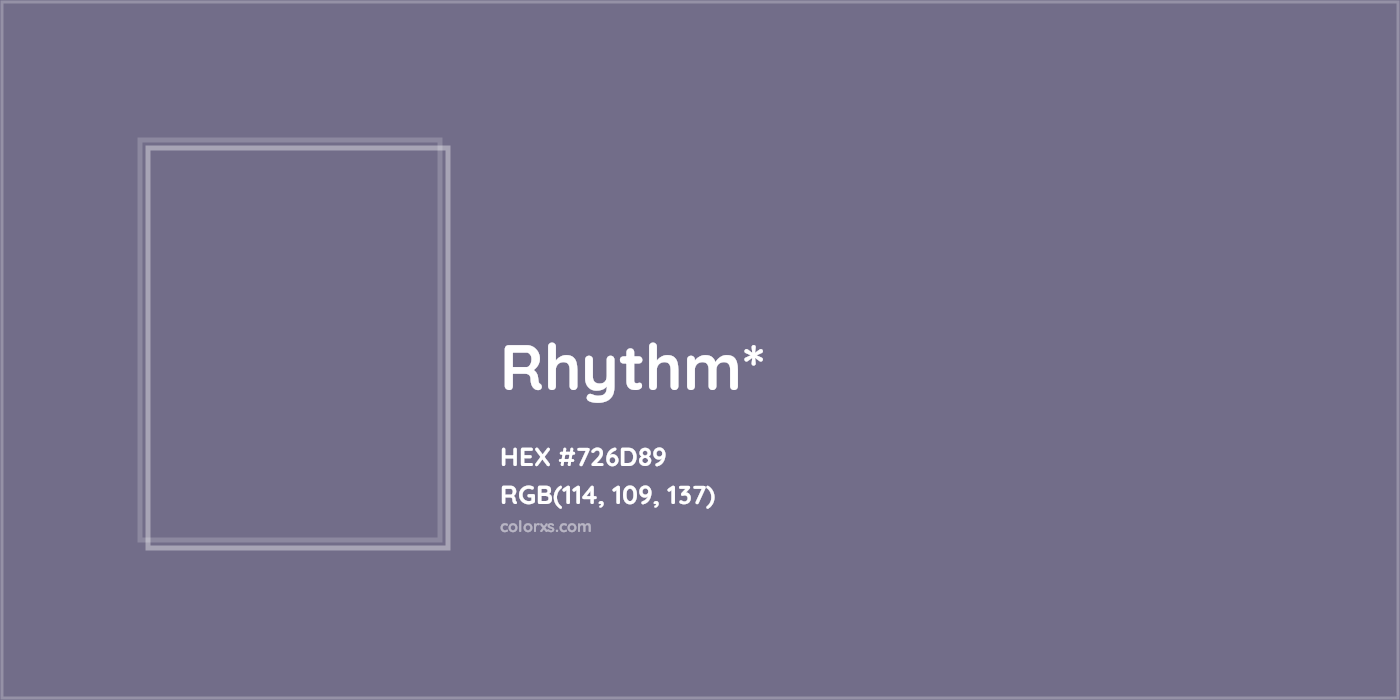 HEX #726D89 Color Name, Color Code, Palettes, Similar Paints, Images
