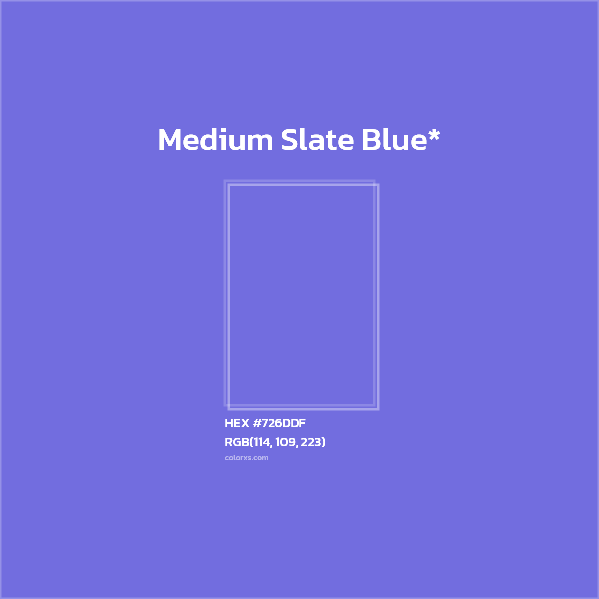 HEX #726DDF Color Name, Color Code, Palettes, Similar Paints, Images