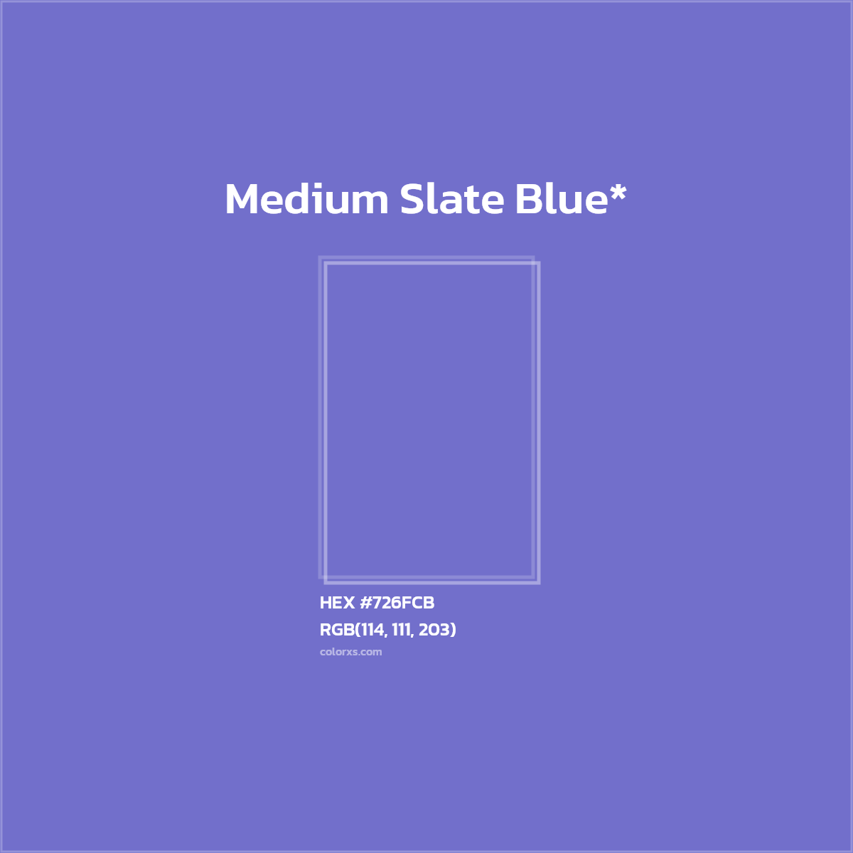 HEX #726FCB Color Name, Color Code, Palettes, Similar Paints, Images