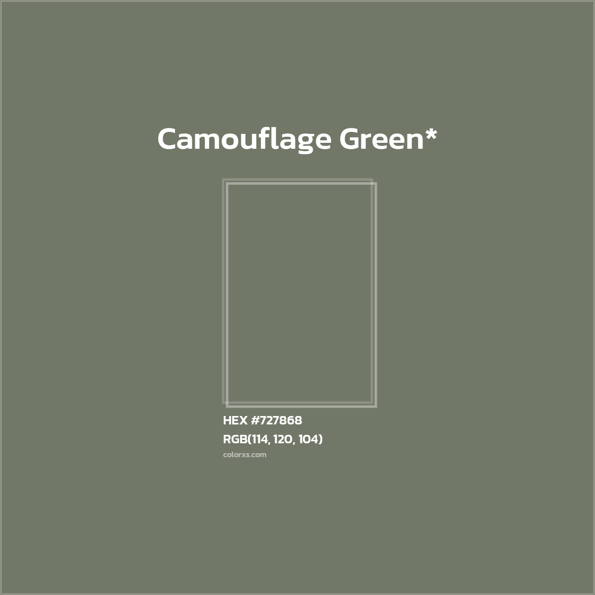 HEX #727868 Color Name, Color Code, Palettes, Similar Paints, Images