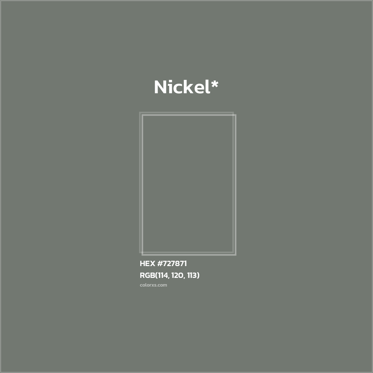 HEX #727871 Color Name, Color Code, Palettes, Similar Paints, Images