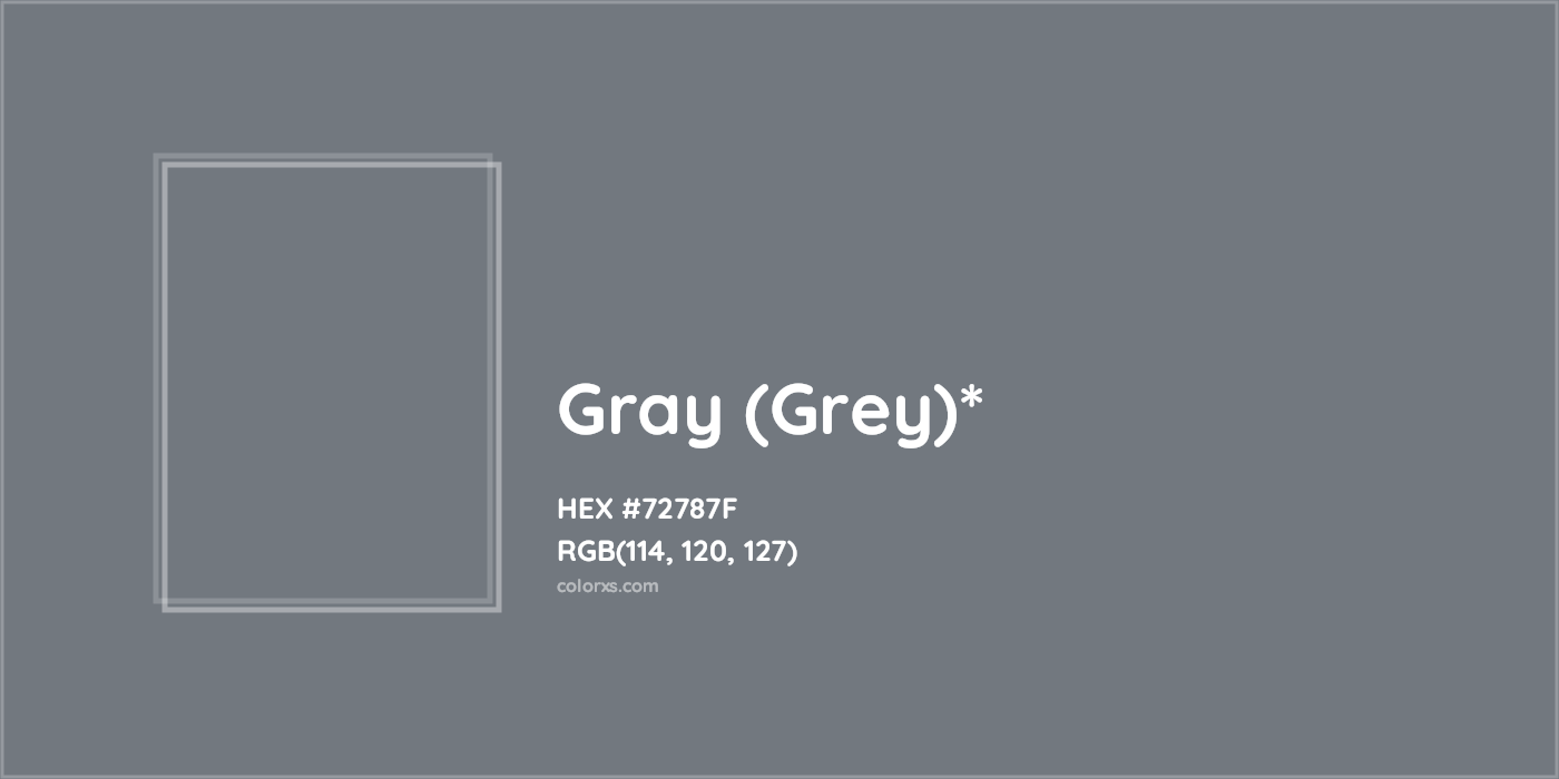 HEX #72787F Color Name, Color Code, Palettes, Similar Paints, Images