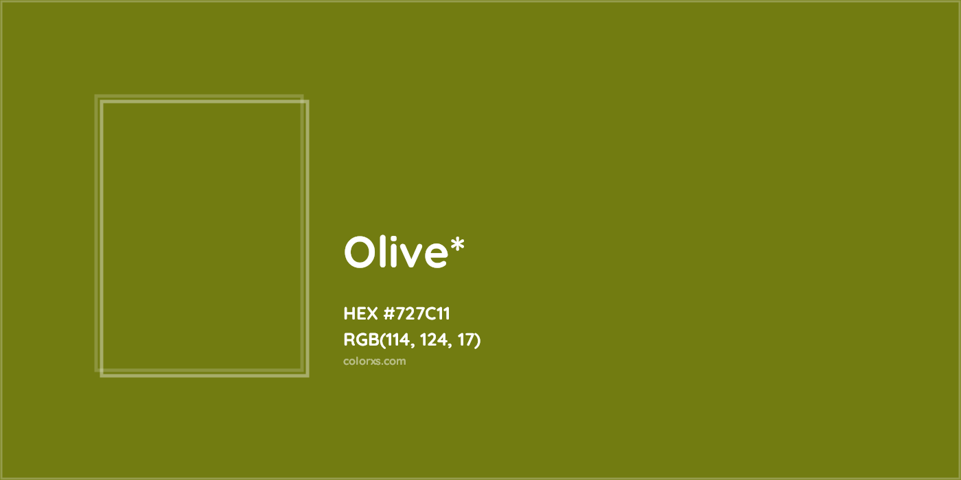 HEX #727C11 Color Name, Color Code, Palettes, Similar Paints, Images