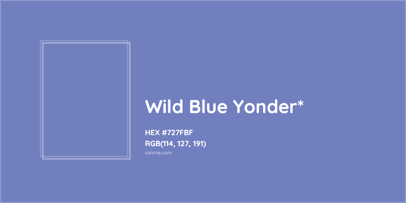 HEX #727FBF Color Name, Color Code, Palettes, Similar Paints, Images