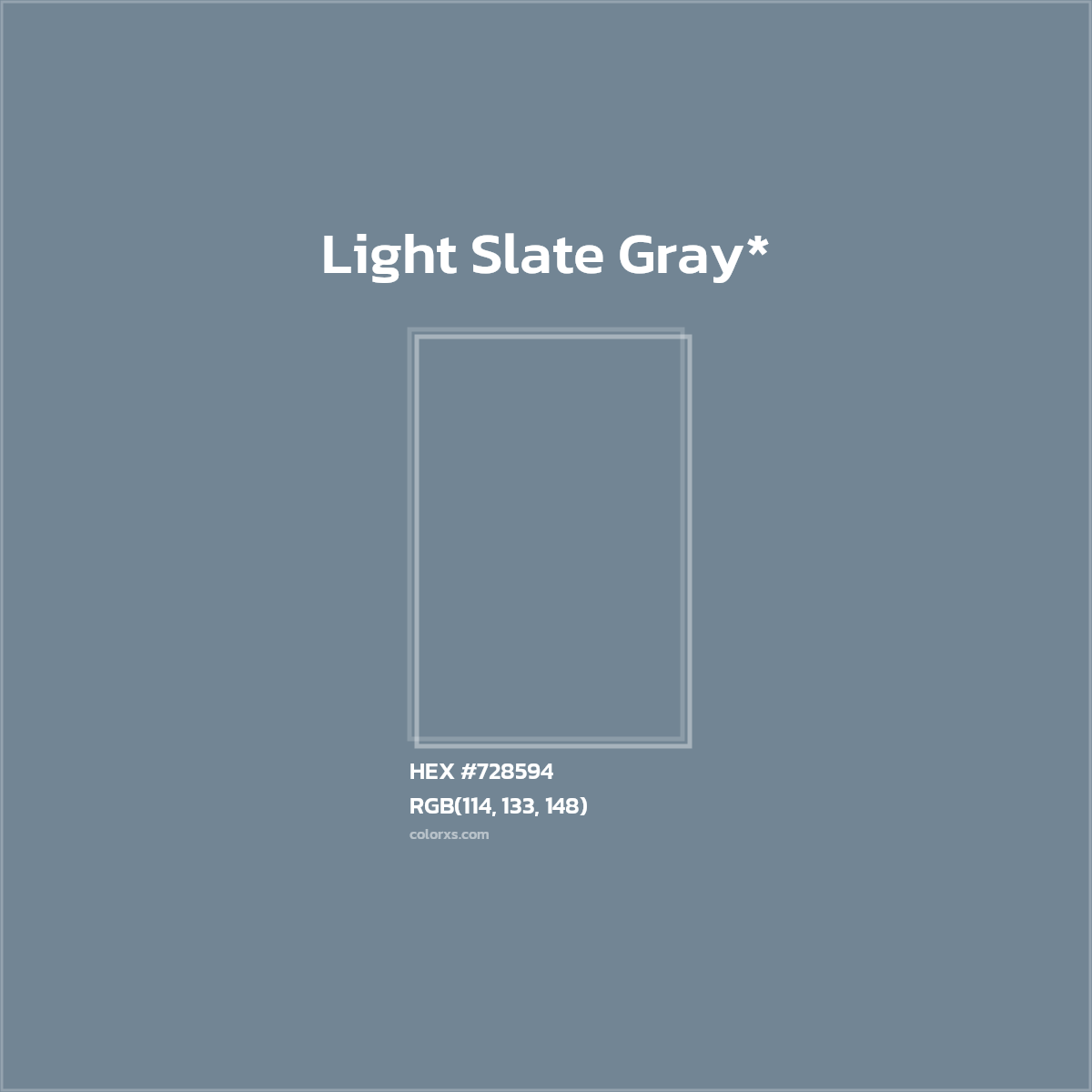 HEX #728594 Color Name, Color Code, Palettes, Similar Paints, Images
