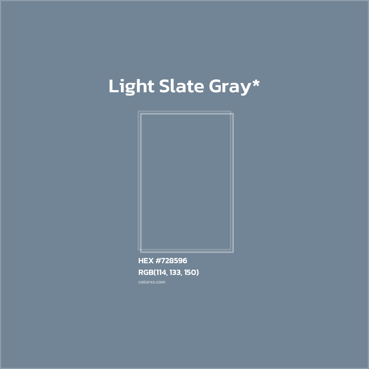 HEX #728596 Color Name, Color Code, Palettes, Similar Paints, Images