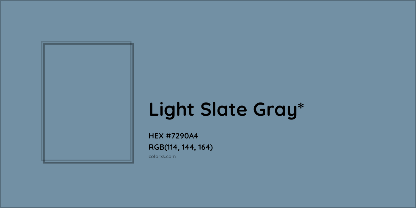 HEX #7290A4 Color Name, Color Code, Palettes, Similar Paints, Images