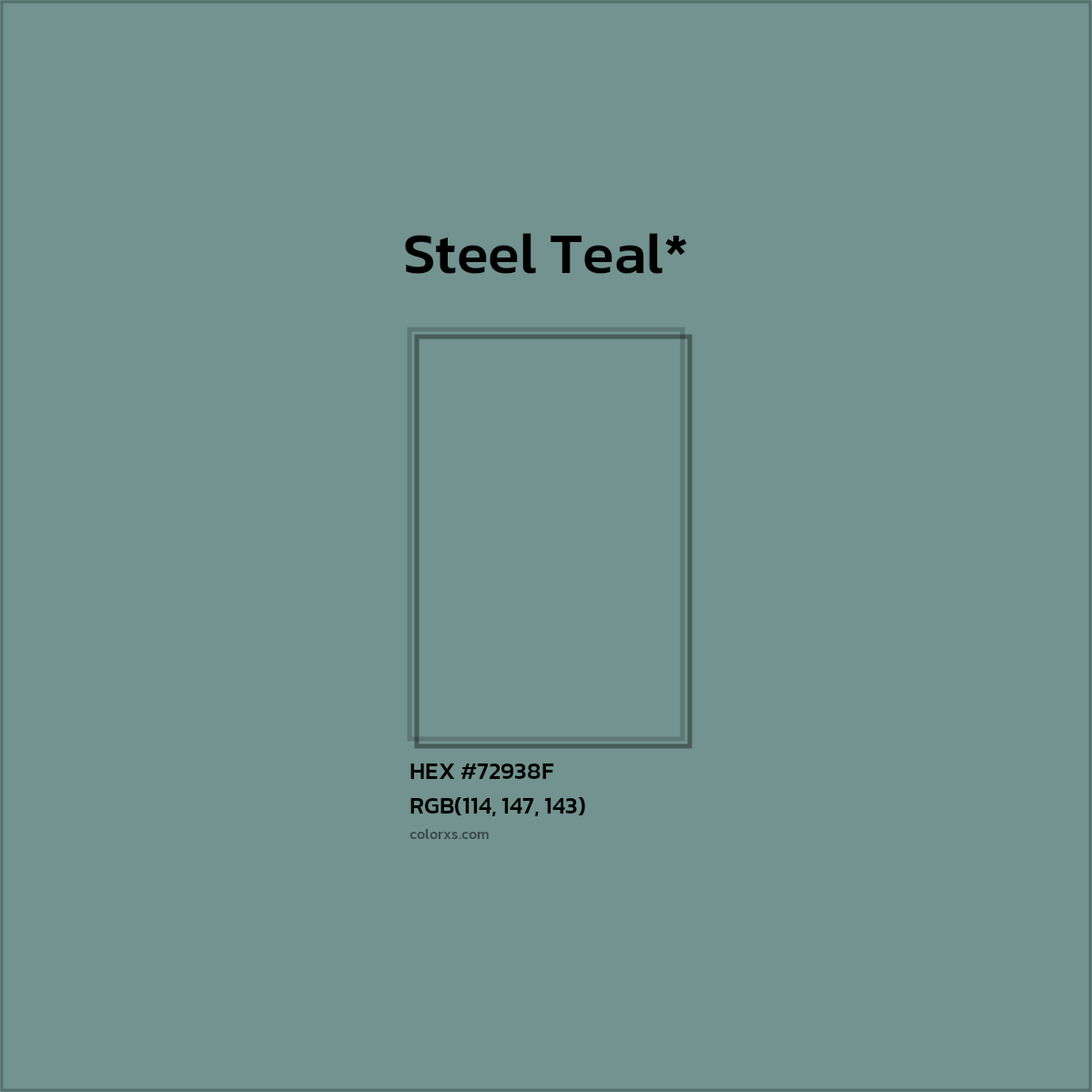 HEX #72938F Color Name, Color Code, Palettes, Similar Paints, Images