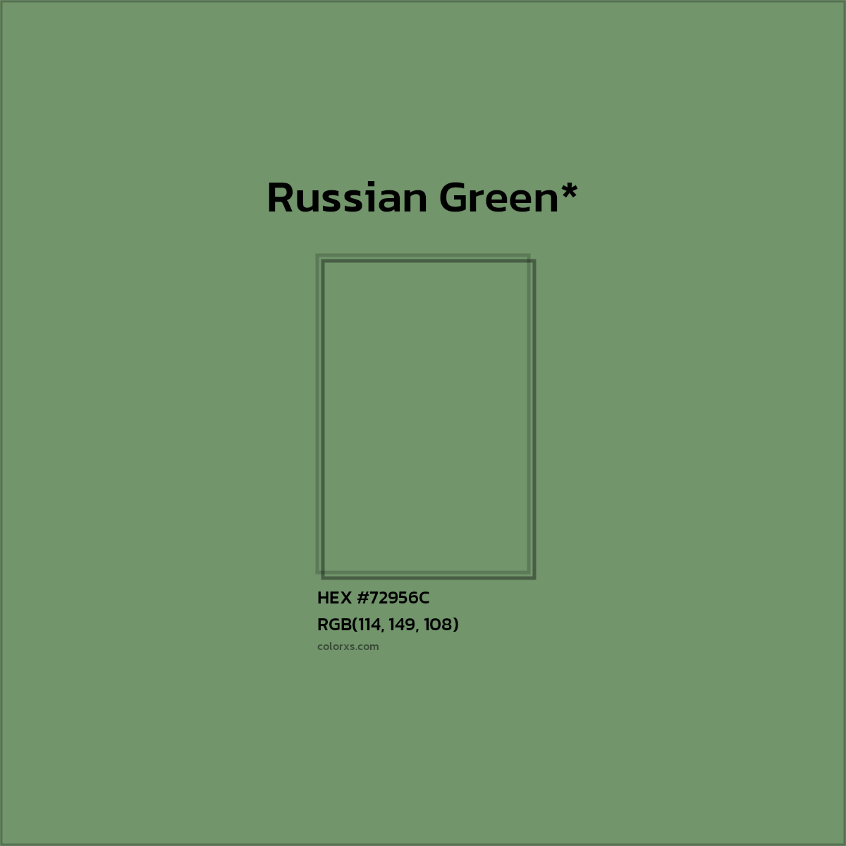 HEX #72956C Color Name, Color Code, Palettes, Similar Paints, Images