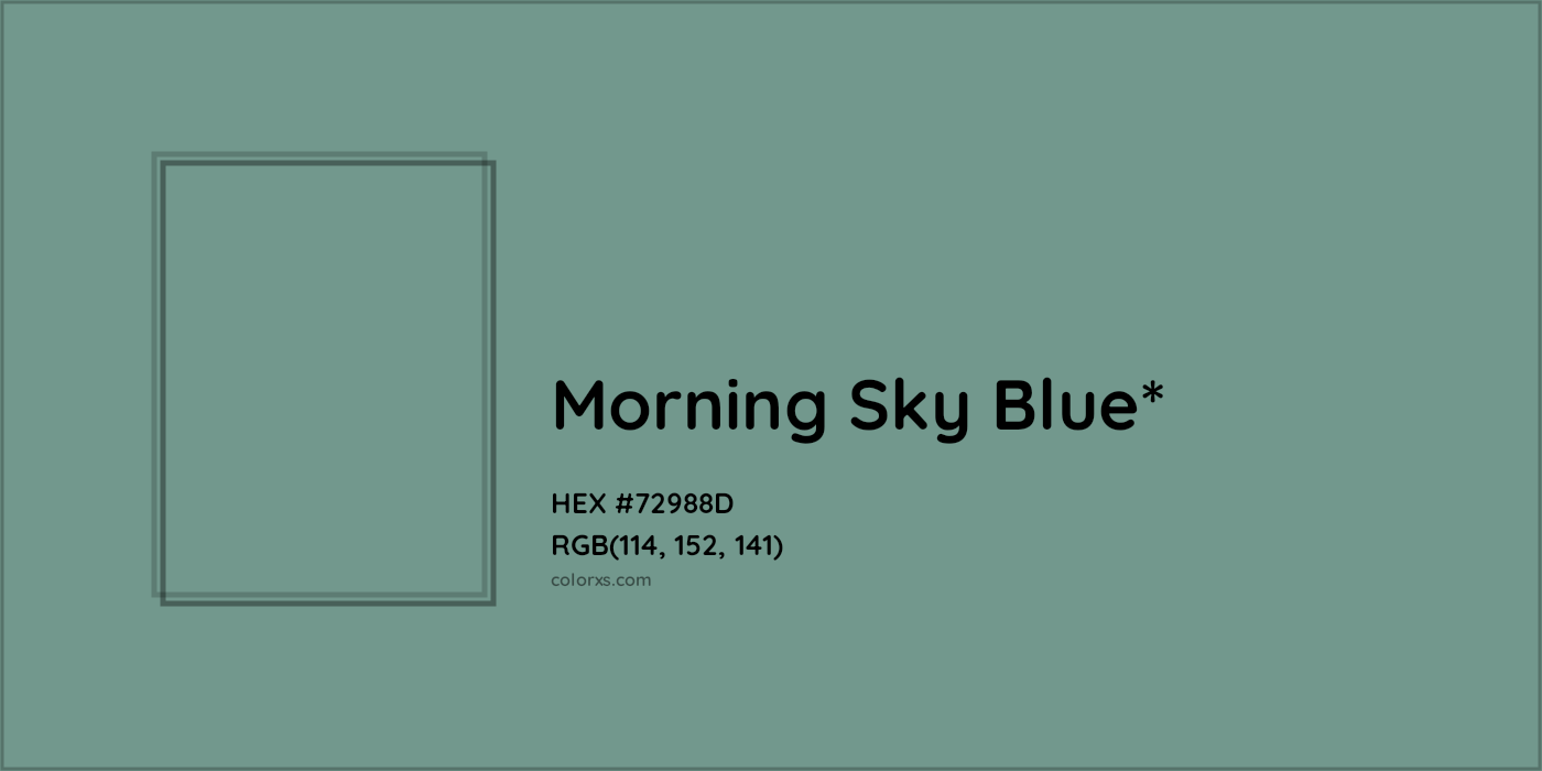 HEX #72988D Color Name, Color Code, Palettes, Similar Paints, Images