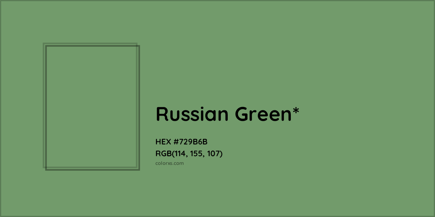 HEX #729B6B Color Name, Color Code, Palettes, Similar Paints, Images