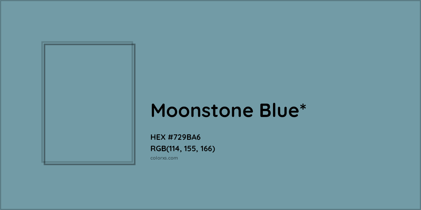 HEX #729BA6 Color Name, Color Code, Palettes, Similar Paints, Images