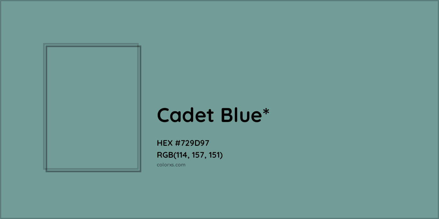 HEX #729D97 Color Name, Color Code, Palettes, Similar Paints, Images