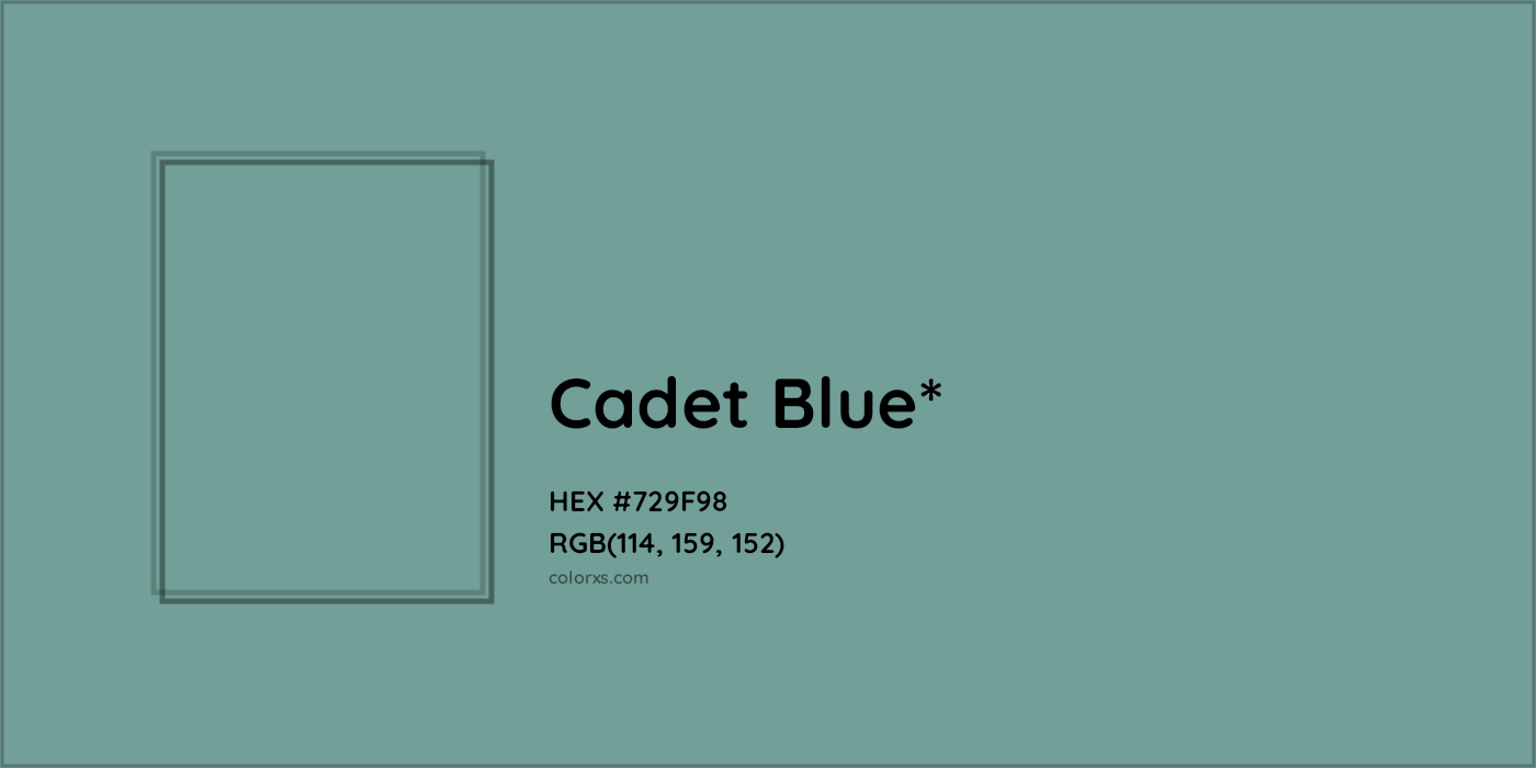 HEX #729F98 Color Name, Color Code, Palettes, Similar Paints, Images