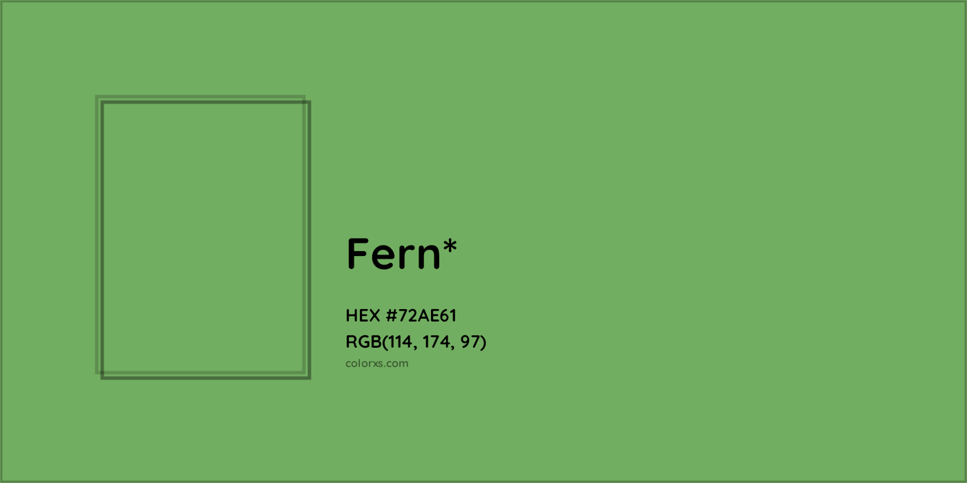 HEX #72AE61 Color Name, Color Code, Palettes, Similar Paints, Images