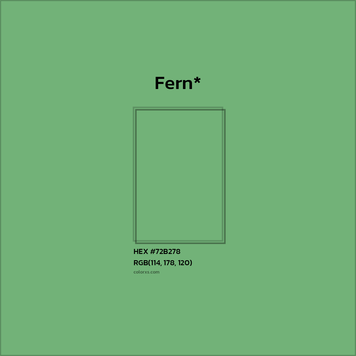 HEX #72B278 Color Name, Color Code, Palettes, Similar Paints, Images