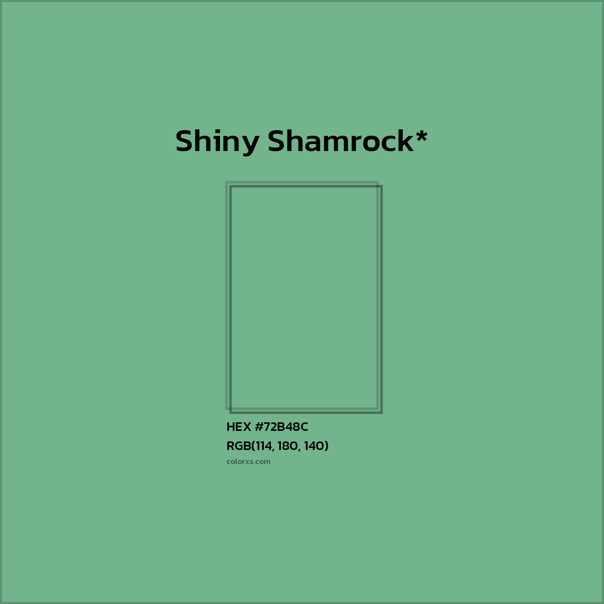 HEX #72B48C Color Name, Color Code, Palettes, Similar Paints, Images