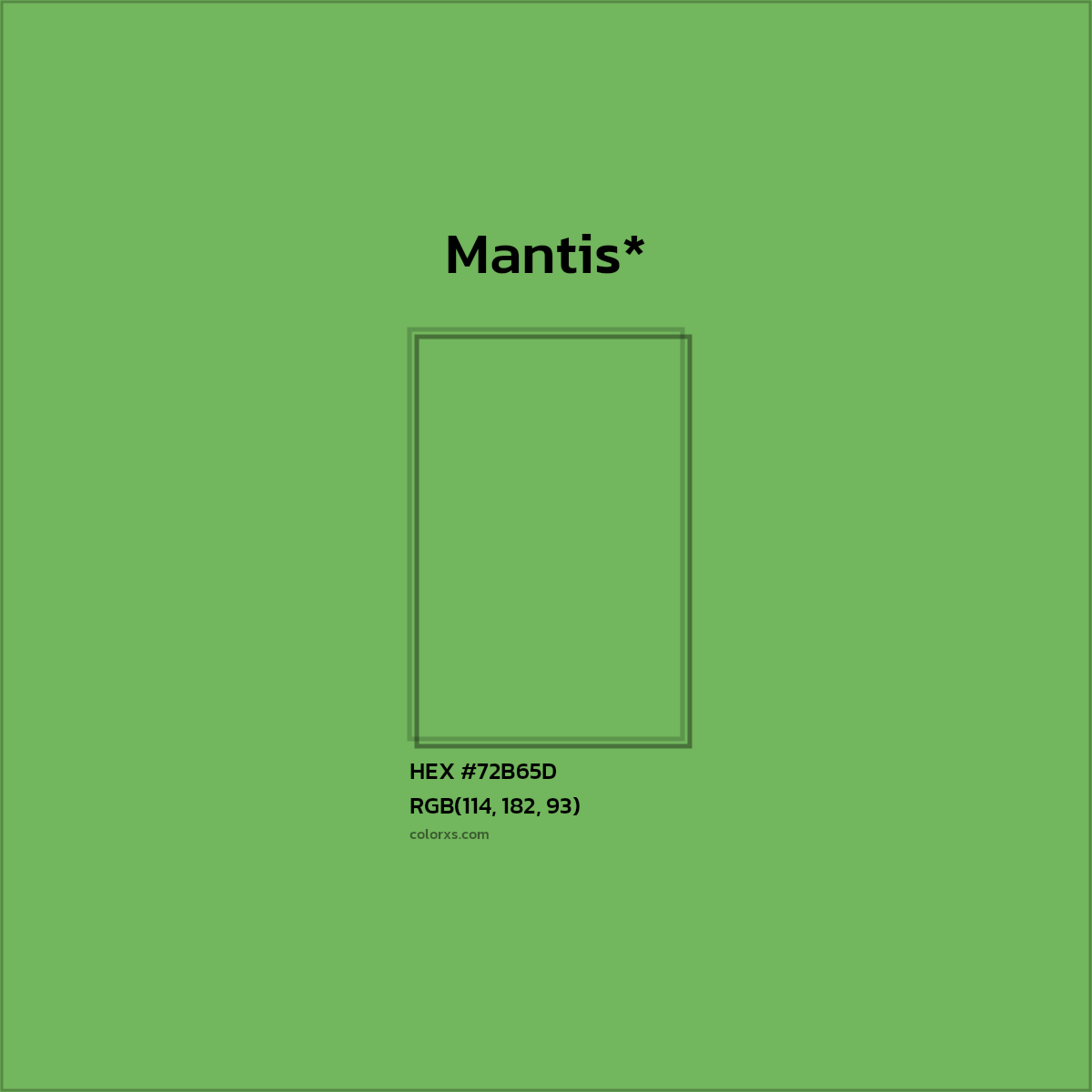 HEX #72B65D Color Name, Color Code, Palettes, Similar Paints, Images