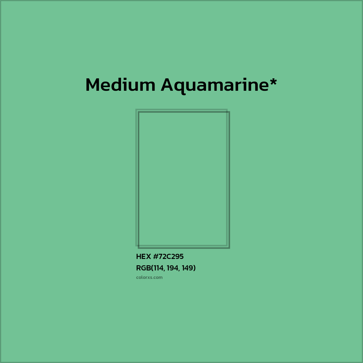 HEX #72C295 Color Name, Color Code, Palettes, Similar Paints, Images