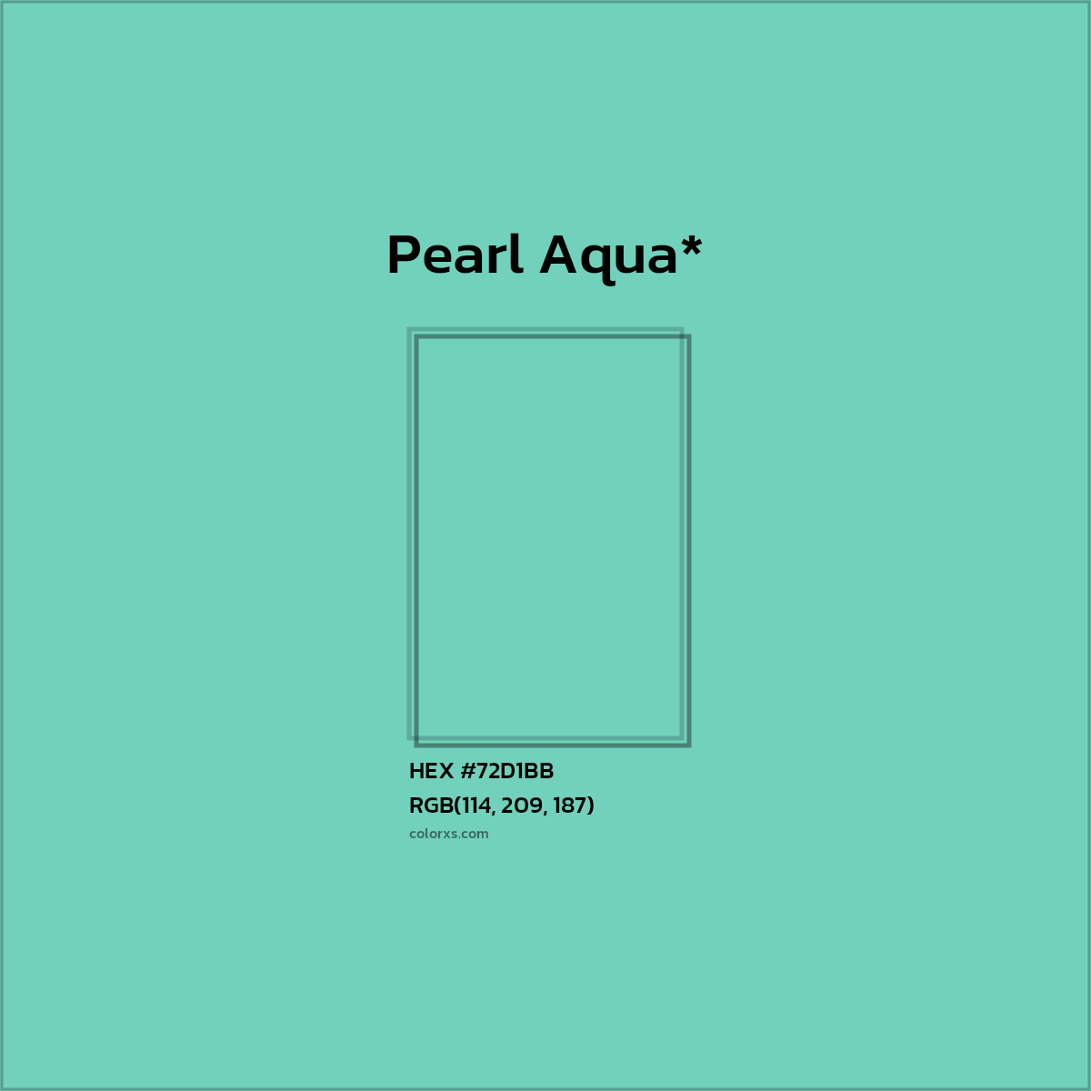 HEX #72D1BB Color Name, Color Code, Palettes, Similar Paints, Images