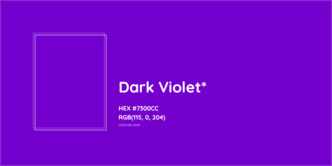 HEX #7300CC Color Name, Color Code, Palettes, Similar Paints, Images