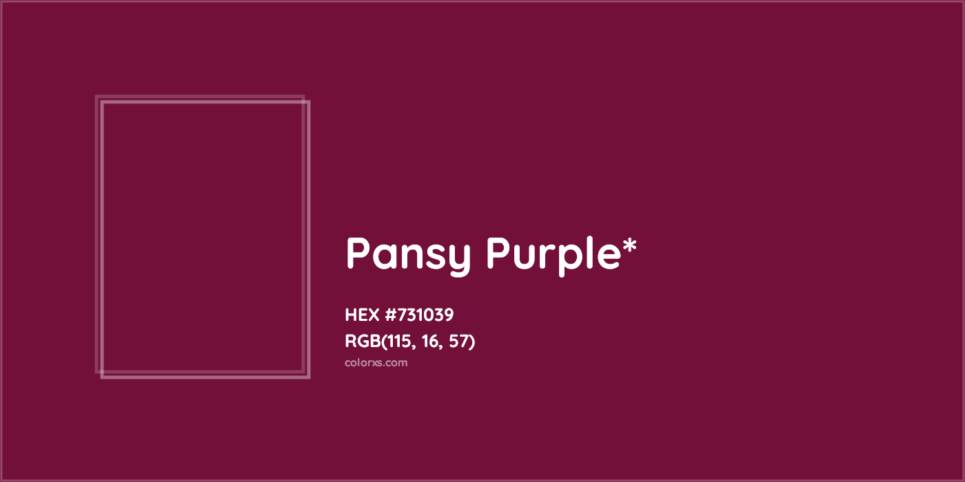 HEX #731039 Color Name, Color Code, Palettes, Similar Paints, Images